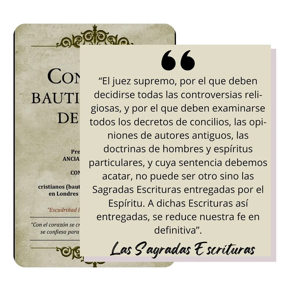Nuestra confesión de fe